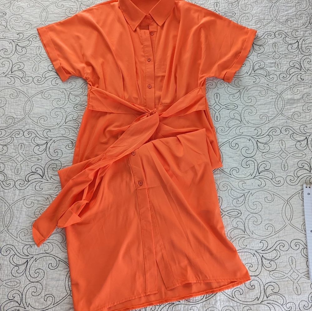NWOT Lyaner Chiffon Pencil Dress
